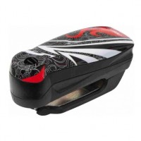Zámek na kotoučovou brzdu DETECTO 7000 RS1/alarm, Flame Black